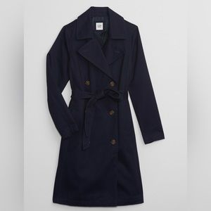 The Gap-- Modern trench coat in Navy Blue (small)